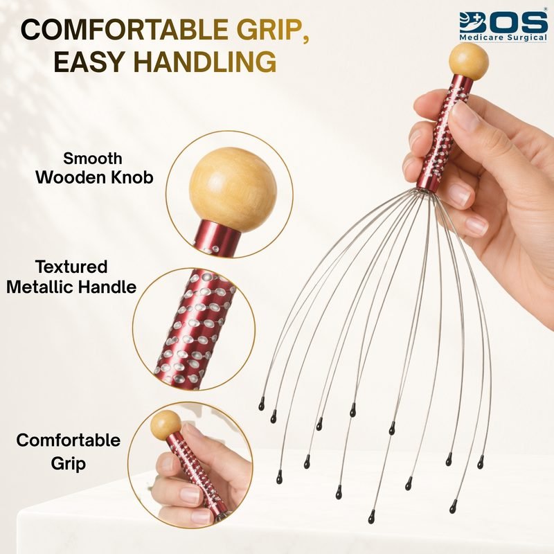 Handheld Scalp Massager Comfortable Grip