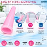 Silicone Dilator Large Size, Smooth Finish Medical Anal Dilator for Controlled Dilation, Personal Care & Clinical Use, Pink with SizeGuide - Image 7