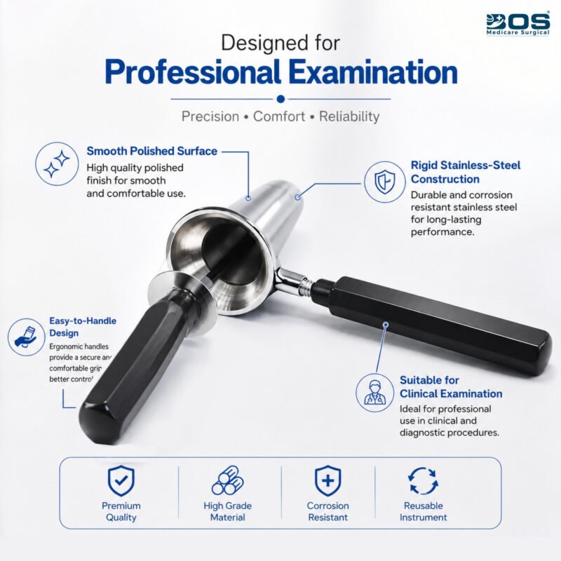 Proctoscope Stainless Steel Hollow Tube
