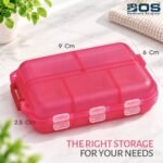 Multiple Compartments Pill Box (Multicolor)