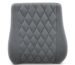 Front view of grey back rest cushion